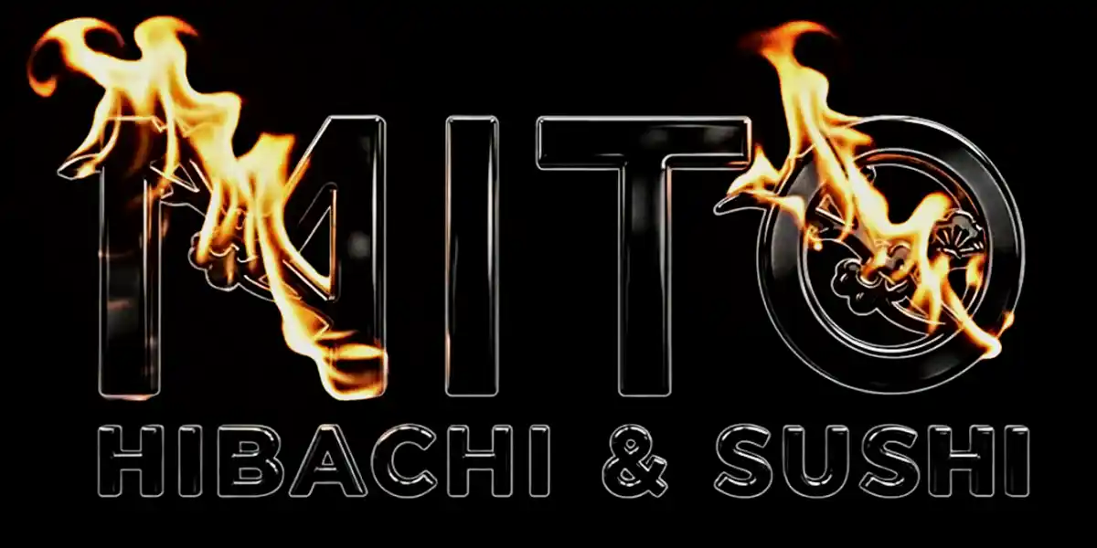Mito Hibachi & Sushi fire logo
